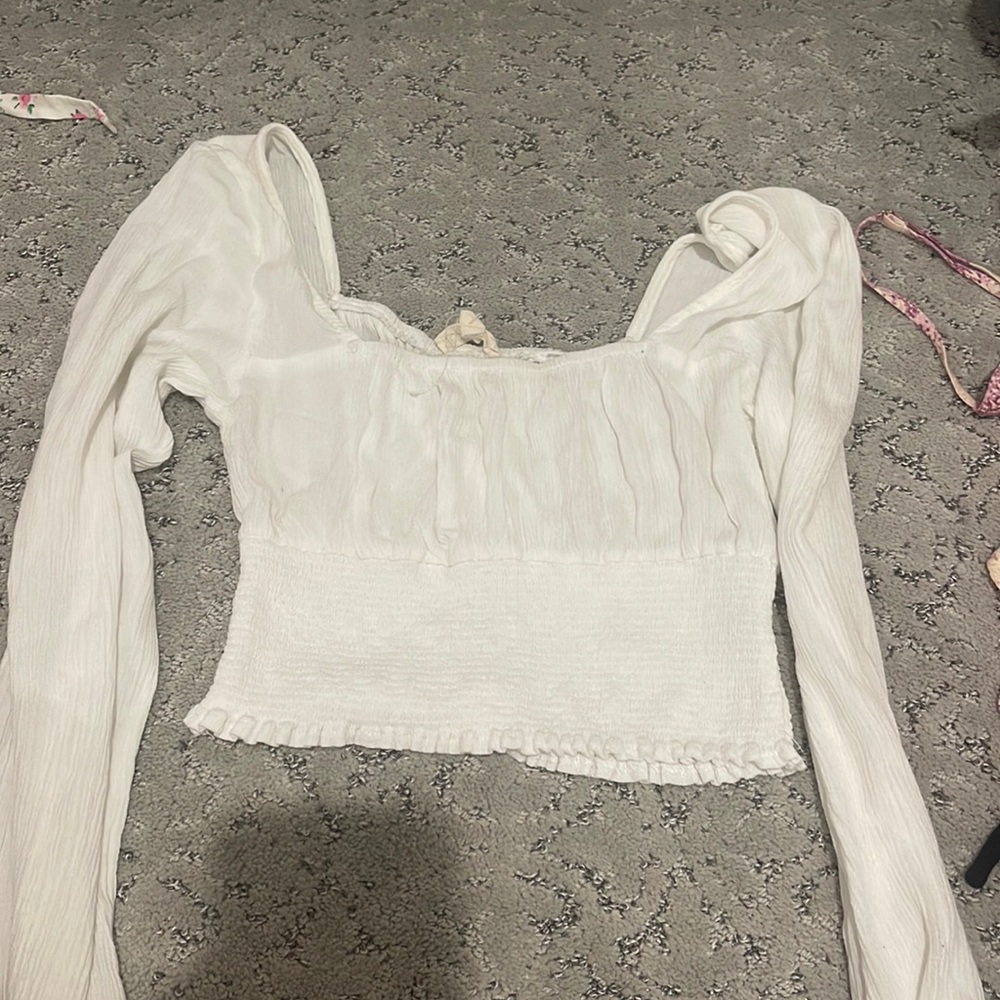 L.A Hearts white long sleeve top